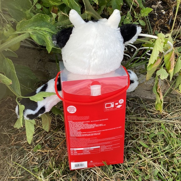 Cow Hot Pack Stuffed Animal - Picture 2 of 3